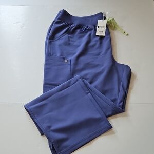 Figs Technical Kade Cargo Scrub Pant 3XLT Unisex Purple Medical Work Wear NEW